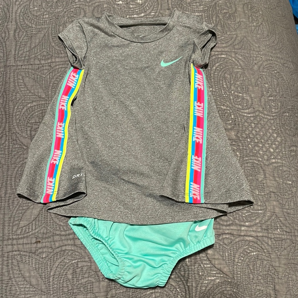 Infant Nike Dri-Fit Swing Dress top with panties size 3 months